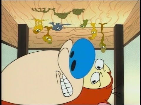 Stimpy Has Trouble Describing his Friend to his Friends
