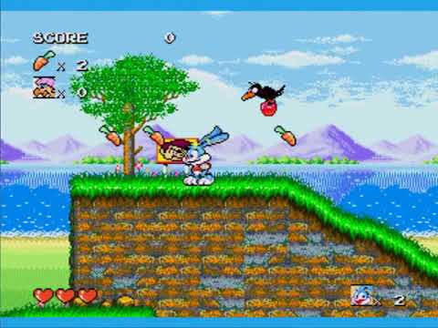 Tiny Toon Adventures: Buster's Hidden Treasure - STAGE 1 + INTRO 🥕 | SKILLGAMING ✔️