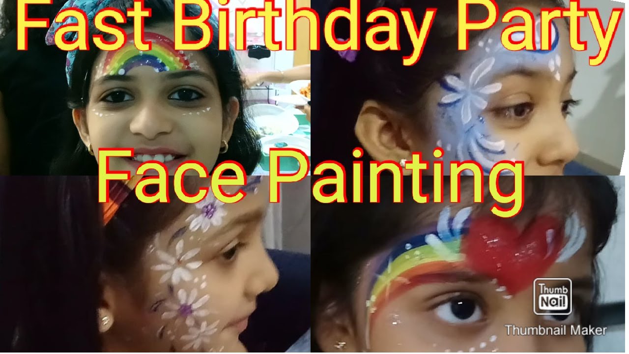 Fast Face Painting For Birthday Party