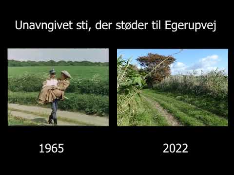 Filmen LANDMANDSLIV "Før & efter" lokationer 1965 til 2022 på Espe Gods og omegn, Dansk Filmskat
