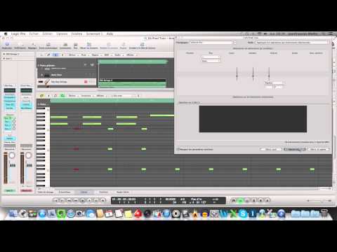 Logic Pro 9 - Tuto 1 - Beatmaking - Les bases de la composition d'une instru (Français)