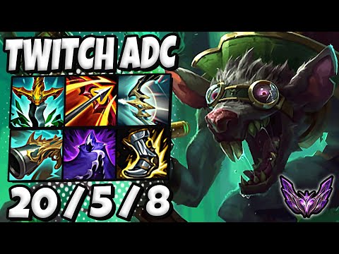 Twitch vs Caitlyn ADC [ TripleKill ] Lol Korea Master Patch 14.23 ✅