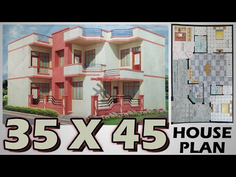 30 X 64 House Plan 2Bhk With Parking Ground First Floor 30 X 64 घर का नक्शा 1920sq ft