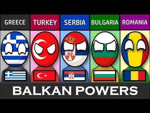 Greece vs Turkey vs Serbia vs Bulgaria vs Romania- Country Comparison