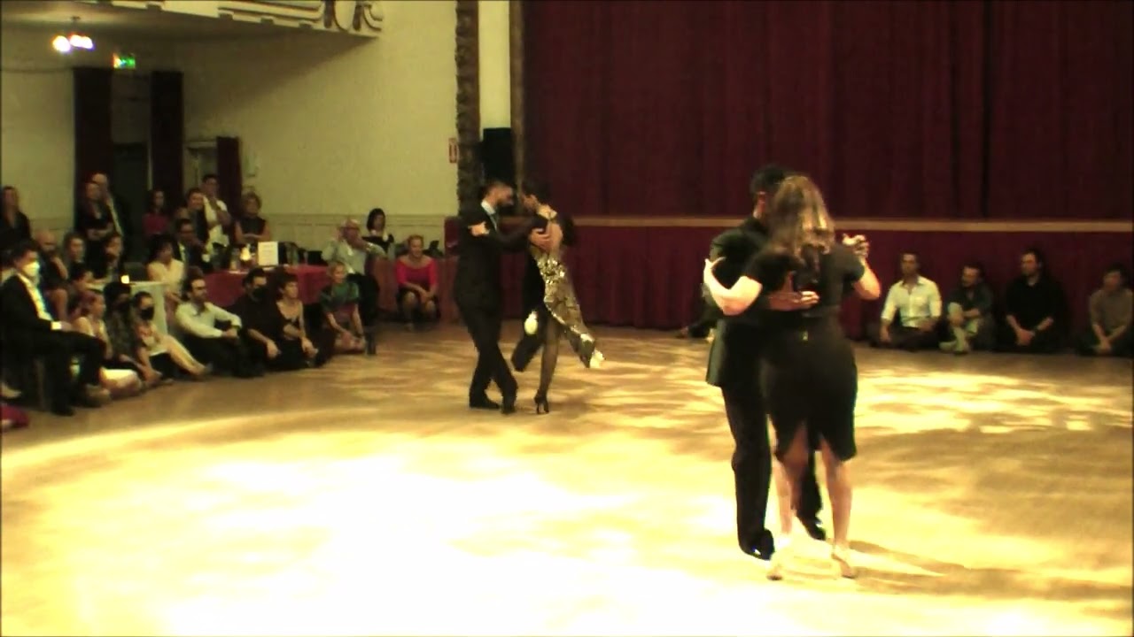 Javier Rodriguez  Moira Castellano Virginia Gomez Christian Marquez mix it up at Vecher Tango Octobe
