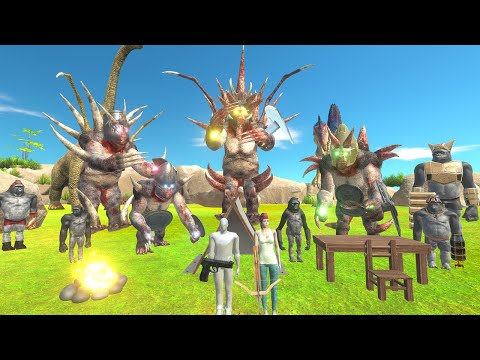 Jurassic World Evolution Camping 76 - Stranded with Monkeys on a Deserted Island! Animal Revolt ARBS