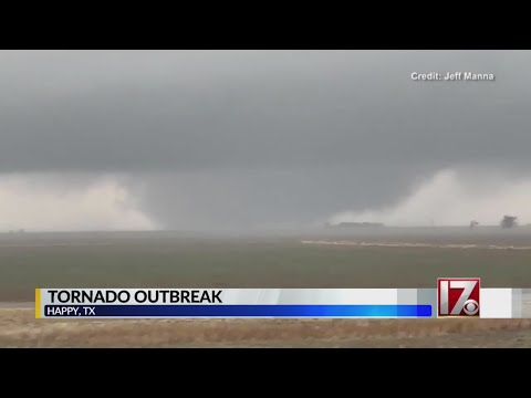 Tornado outbreak seen in Texas panhandle