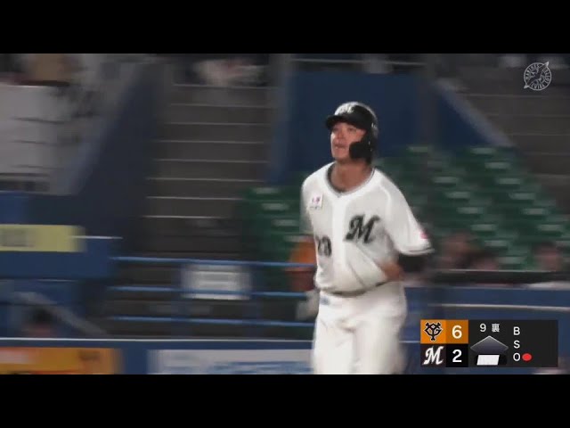 【ファーム】意地を見せる!! マリーンズ・石川慎吾 ライトスタンドへのソロホームラン!! 2024年7月4日 千葉ロッテマリーンズ 対 読売ジャイアンツ
