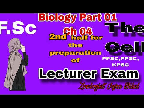 FSc Biology Part 1 Ch04 Second half summary for PPSC FPSC exam of Biology and Zoology