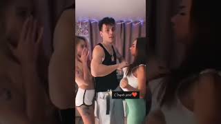 So lucky boy with two girls enjoyed lot hot video#
