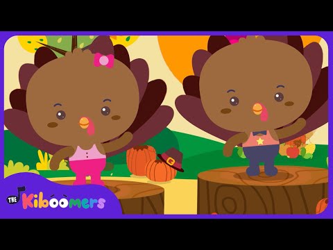 Do the Turkey Slide! 🦃 A Thanksgiving Dance for Kids | The Kiboomers