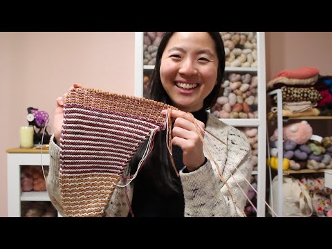 arieknits Ep. 99 - Abby's Scarf Test Knit Cast On!