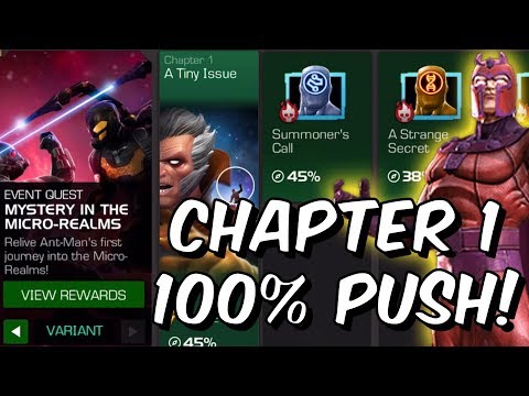 Mystery In The Micro Realm Chapter 1 100% Push - Variant #2 - Marvel Contest of Champions