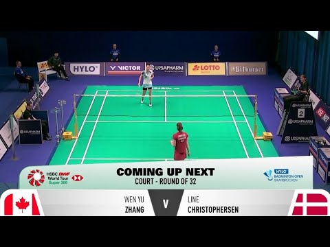 Wen Yu Zhang vs Line Christophersen | HYLO OPEN 2023 BADMINTON | R32