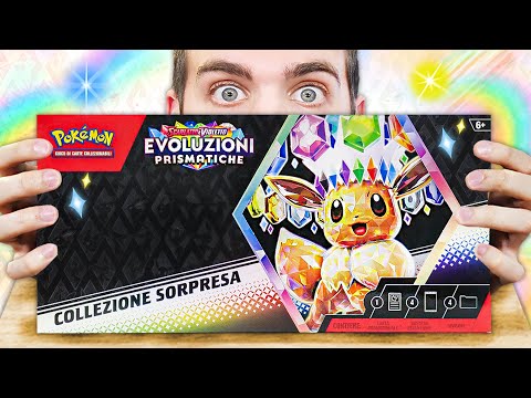 I OPEN THE NEW POKEMON PRISMATIC EVOLUTIONS MYSTERY BOX! - Pokemon TCG Surprise Collection