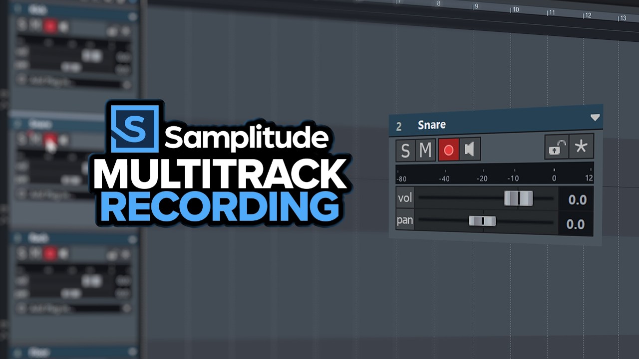 Samplitude: Multi Track Recording in Minutes