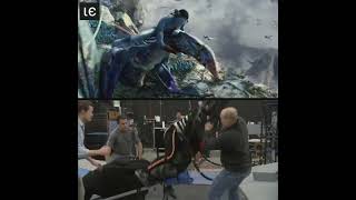 Avatar Behind the scenes | before vfx vs after vfx scenes #avatar#shorts