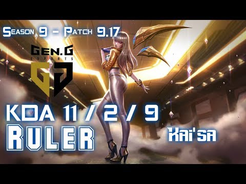 Gen Ruler KAI'SA vs LUCIAN ADC - Patch 9.17 KR Ranked