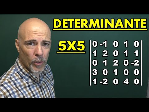 DETERMINANTE DE UNA MATRIZ 5X5. Método de los cofactores