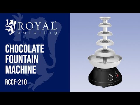 video - Chocolate Fountain Machine - 5 Levels - 4 L