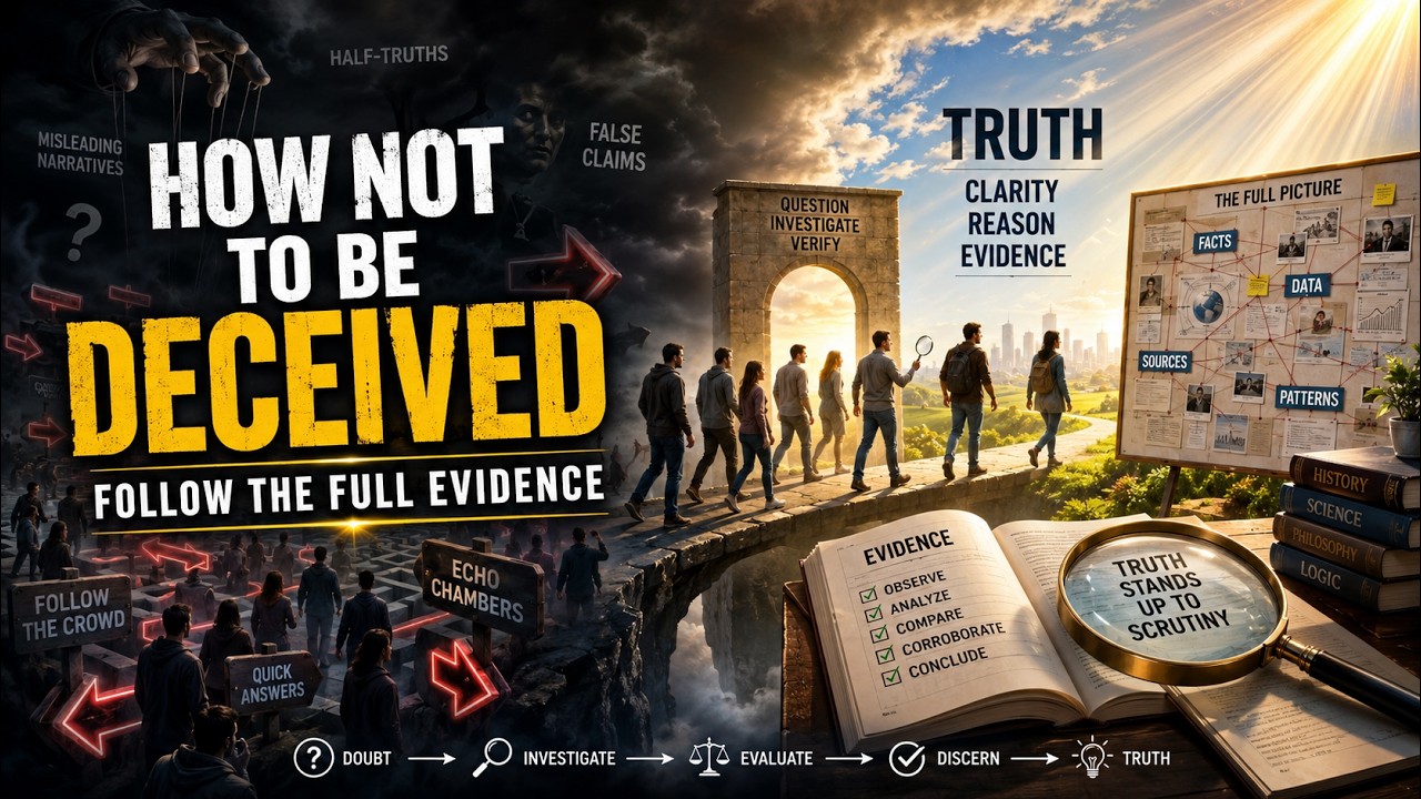 HOW CAN WE KNOW IF WE ARE DECEIVED OR NOT?