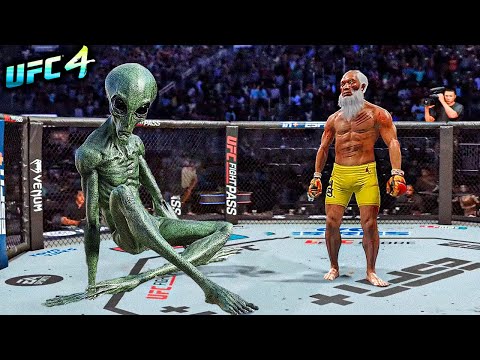 Old Bruce Lee vs. Smat Alien (EA sports UFC 4)