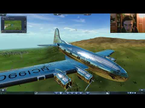 Transport Fever-обзор мода самолёт Boeing 307 Stratoliner