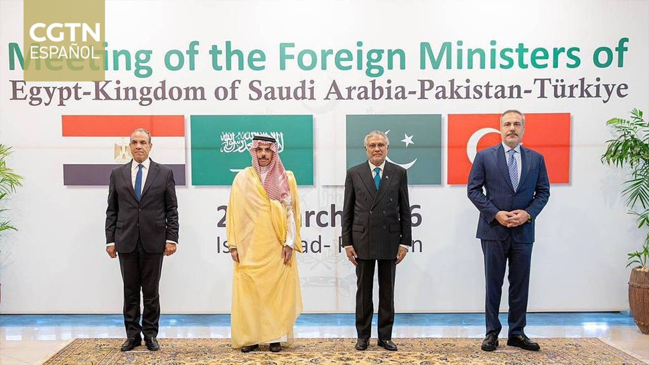 Reunión cuatripartita de cancilleres apoya iniciativa paquistaní a organizar conversaciones