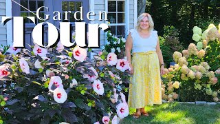 Suburban Garden Tour. Using Hydrangeas to Create a Private Garden Room.