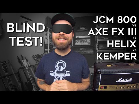 Blind Test #2! (Marshall JCM800 vs Axe Fx III vs Helix vs Kemper)