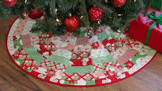 How to Make June Tailor’s Quilt As You Go Tree Skirt | a Shabby Fabrics Tutorial