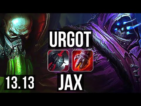 URGOT vs JAX (TOP) | Rank 2 Urgot, 7/1/4 | NA Grandmaster | 13.13