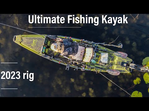 INSANE kayak FISHING setup! NEW 2023 Rigging/layout