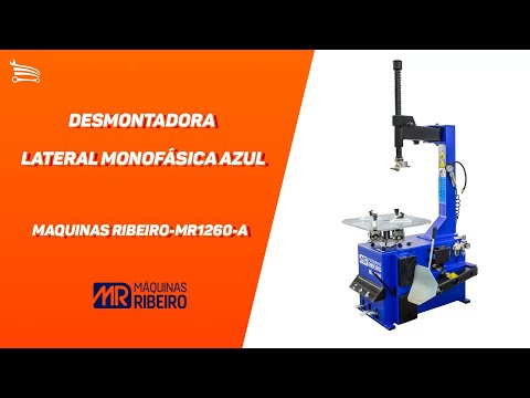 Desmontadora Lateral  Monofásica Azul - Video