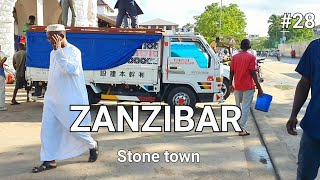 STONE TOWN ZANZIBAR: A PARADISE BUSY MORNING WALKING TOUR AT STONE TOWN - ZANZIBAR (Pt.28)🇹🇿