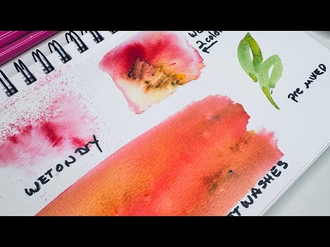New Brusho Magic Lesson #2:  Watercolor Crystals Techniques and practice✨