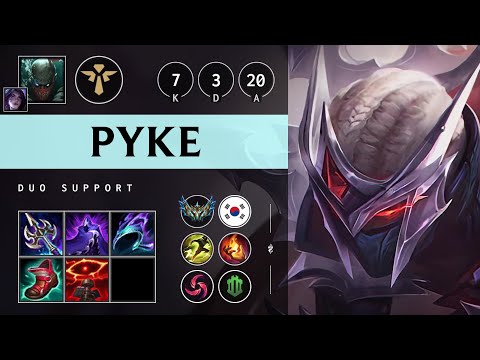 Pyke Support vs Nautilus - KR Challenger Patch 25.18
