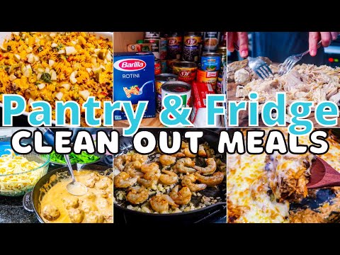 Pantry Clean Out Meal Ideas//5 easy recipes with items from your pantry