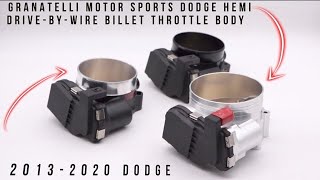 Granatelli Motor Sports Dodge Hemi Drive-By-Wire Billet Throttle Body 