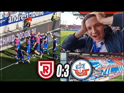 EKSTASE PUR! WICHTIGER AUSWÄRTSSIEG STADIONVLOG: Regensburg - Hansa Rostock | Prööger | Stadion Vlog