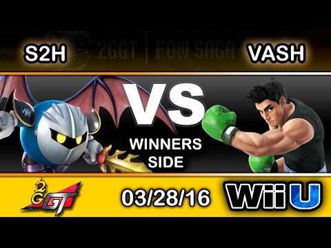 2GGT: FOW Saga - S2H (Meta Knight) Vs. Vash (Little Mac) Winners Side - Smash Wii U