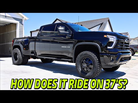 How Does My Leveled 2024 Chevy Silverado 3500 On 37's Ride???