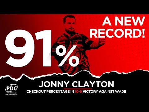 BEST EVER FINISHING?! | Jonny Clayton with 91% checkout success rate at the 2021 Ladbrokes Masters!