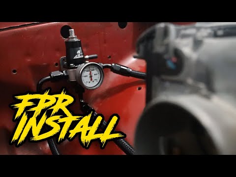 Aeromotive Fuel Pressure Regulator install | CUSTOM AN LINES | 3SGE BEAMS Swapped 1975 Toyota Celica