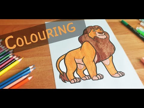 The lion king - Mufasa coloring