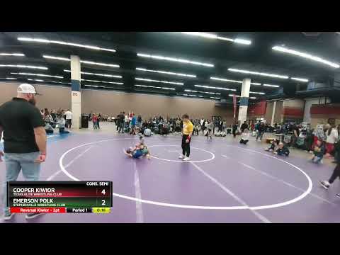 58-61 Lbs Cons. Semi - Emerson Polk, Stephenville Wrestling Club Vs Cooper Kiwior, Texas Elite Wre