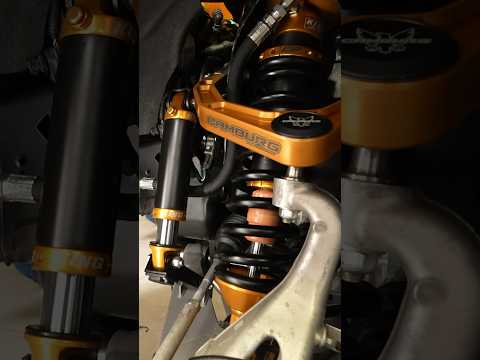 My Raptor R front suspension is on point! The Camburg upper and lower arms with King Shocks. 🏁🏁