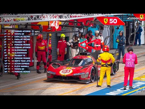24H DU MANS : L'énorme frayeur chez Ferrari à 23 minutes de l'arrivée
