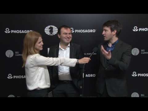 Day 6 Interview with GM Shakhriyar Mamedyarov and GM Teimour Radjabov