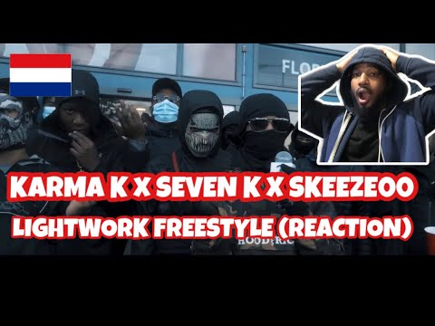 Karma K x SevenK x Skeeze00 - Lightwork Freestyle 🇳🇱  | Reaction |